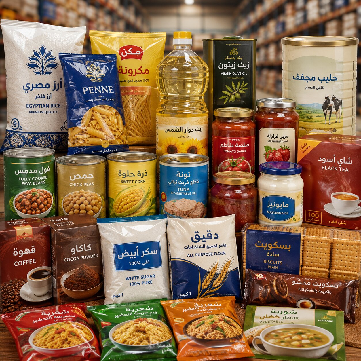 منتجات غذائية معبأة